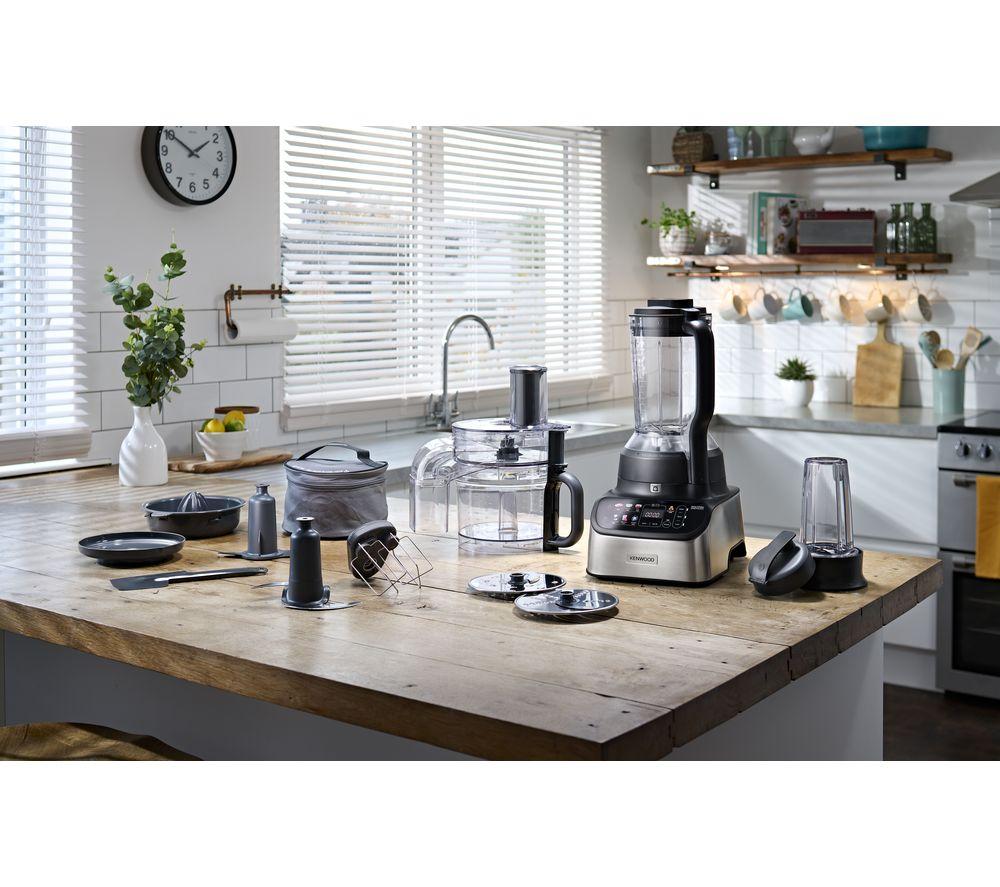 KENWOOD Multipro One Touch FDM73.850SS Food Processor - Black & Stainless Steel image number 9 of 9