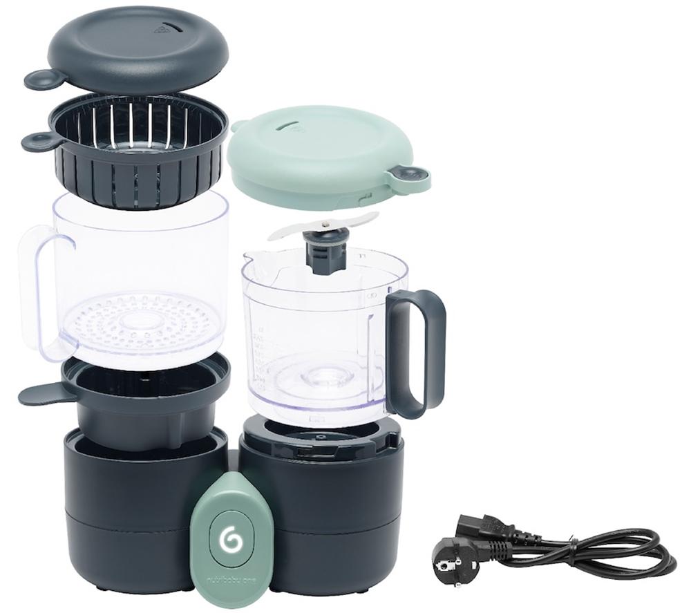 BABYMOOV Nutribaby One 4-in-1 Baby Food Maker - Black and Green image number 8 of 9