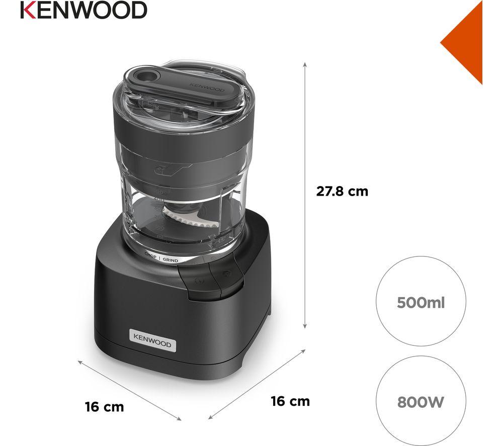 KENWOOD Duo Prep CHP80.00BK 2-in-1 Chopper & Grinder - Black image number 2 of 4