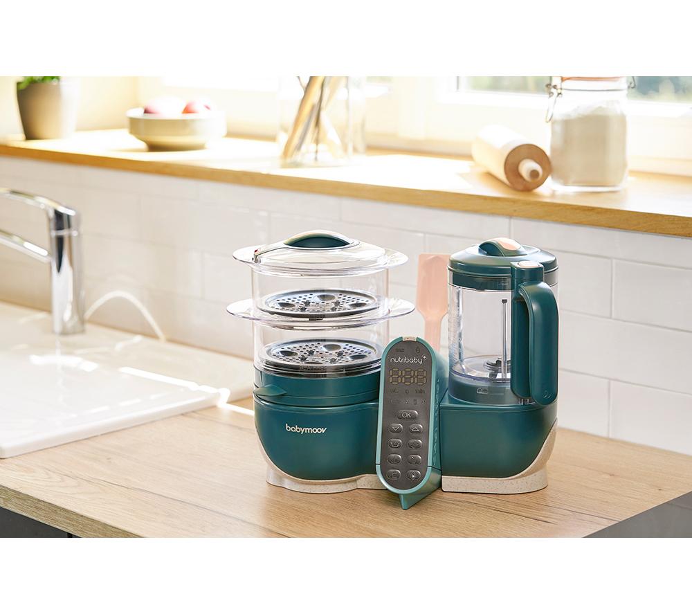 BABYMOOV Nutribaby(+) 6-in-1 Baby Food Maker - Opal Green image number 3 of 14