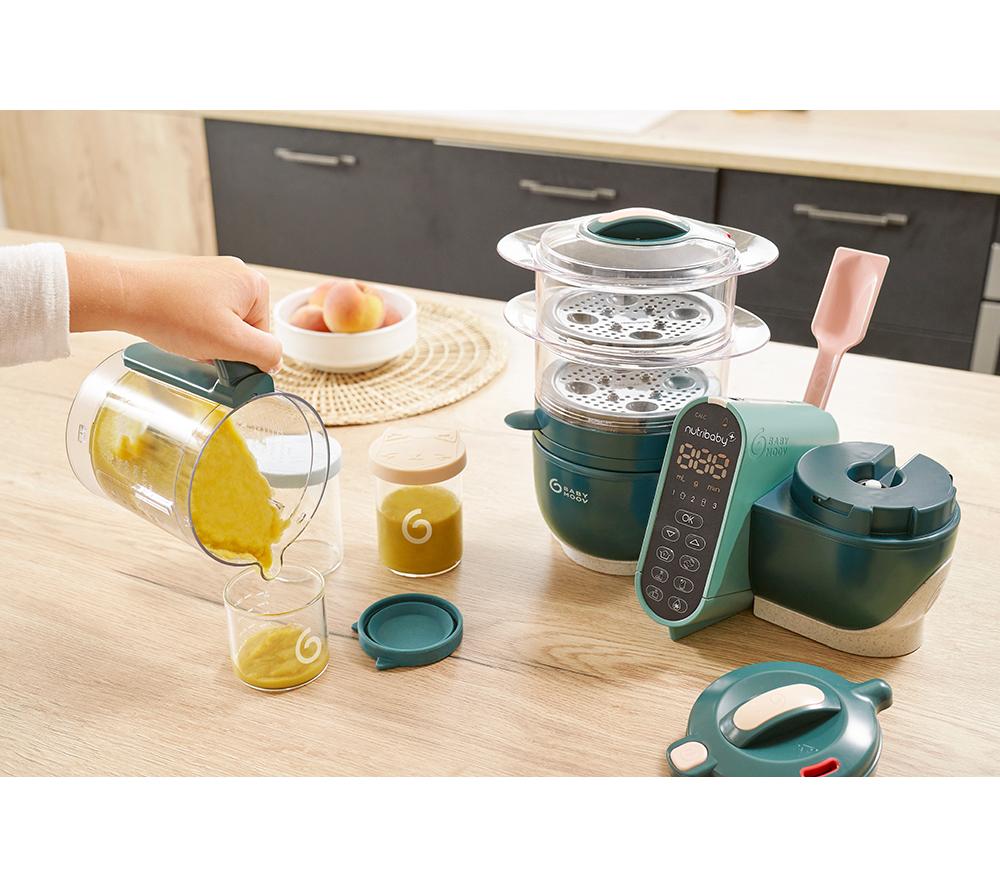 BABYMOOV Nutribaby(+) 6-in-1 Baby Food Maker - Opal Green image number 5 of 14