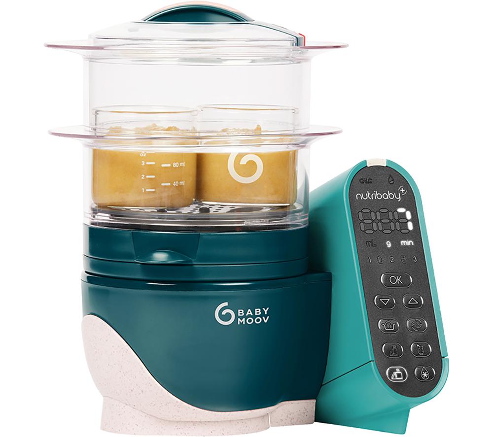 BABYMOOV Nutribaby(+) 6-in-1 Baby Food Maker - Opal Green image number 8 of 14