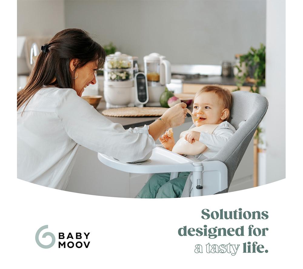 BABYMOOV Nutribaby(+) 6-in-1 Baby Food Maker - Mineral Beige image number 9 of 9