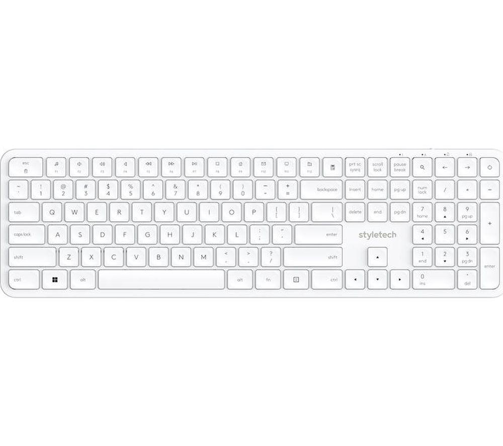 STYLETECH MK750 Wireless Keyboard & Mouse Set - White image number 3 of 14