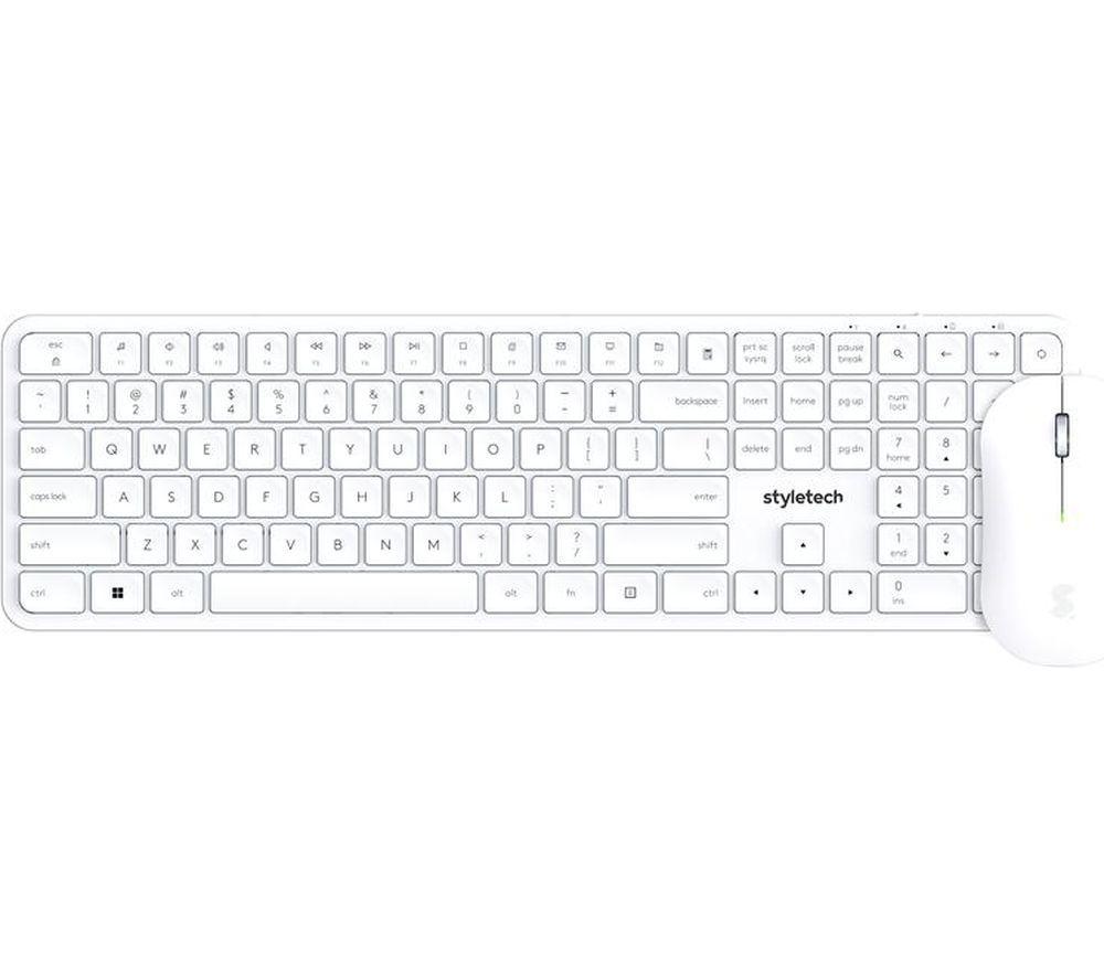 STYLETECH MK750 Wireless Keyboard & Mouse Set - White image number 14 of 14
