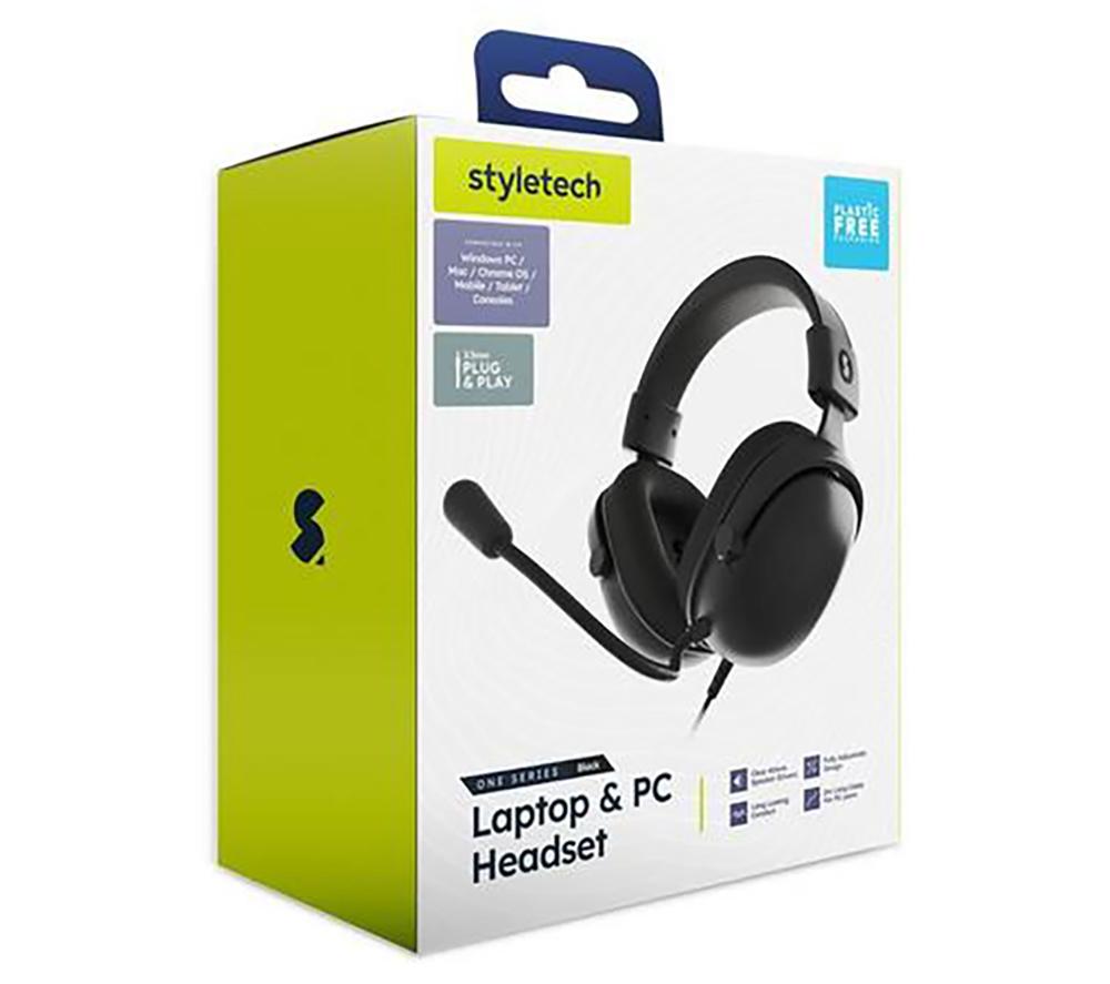 STYLETECH One series H01 Laptop and PC Headset - Black image number 2 of 6