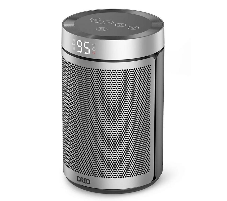 DREO Atom 416 Fan Heater - Silver