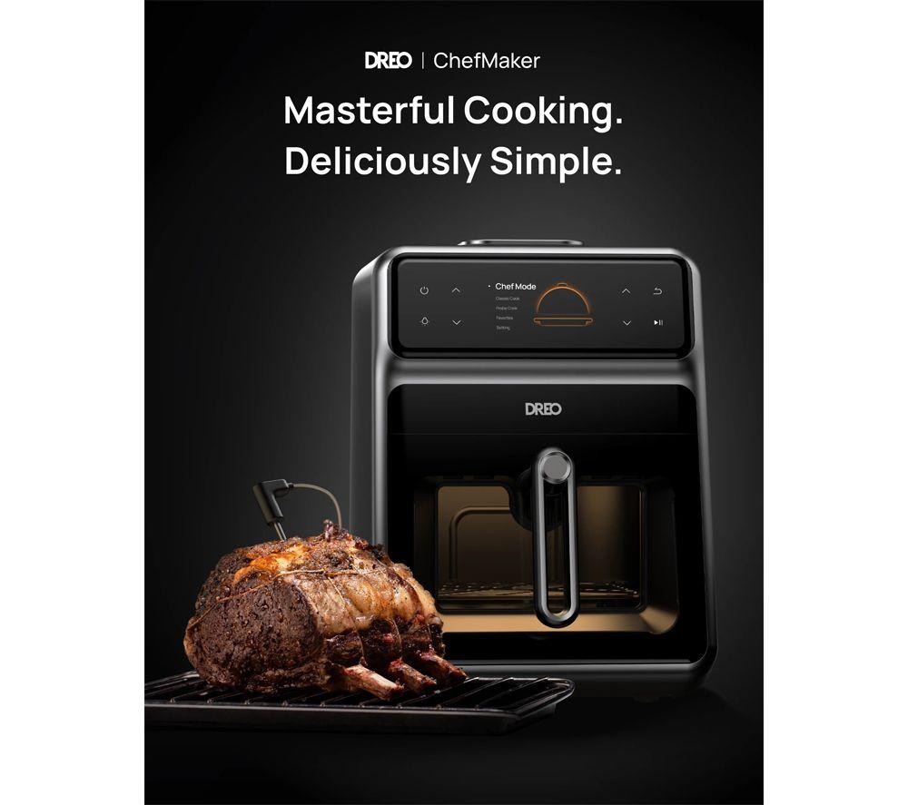 DREO ChefMaker DR-KCM001S Smart Combi Air Fryer - Black & Silver image number 3 of 3