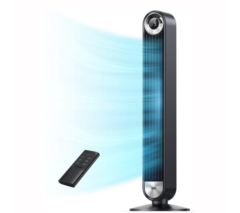 DREO Cruiser Pro T2 Smart Tower Fan - Black image number 5 of 8