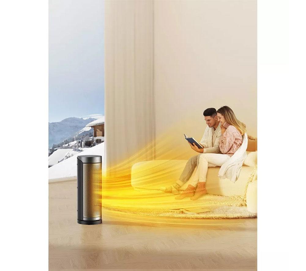 DREO Solaris Plus Space Heater - Gold image number 3 of 5