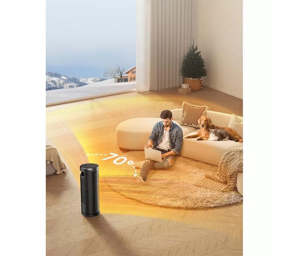 DREO Solaris Plus Space Heater - Gold image number 4 of 5