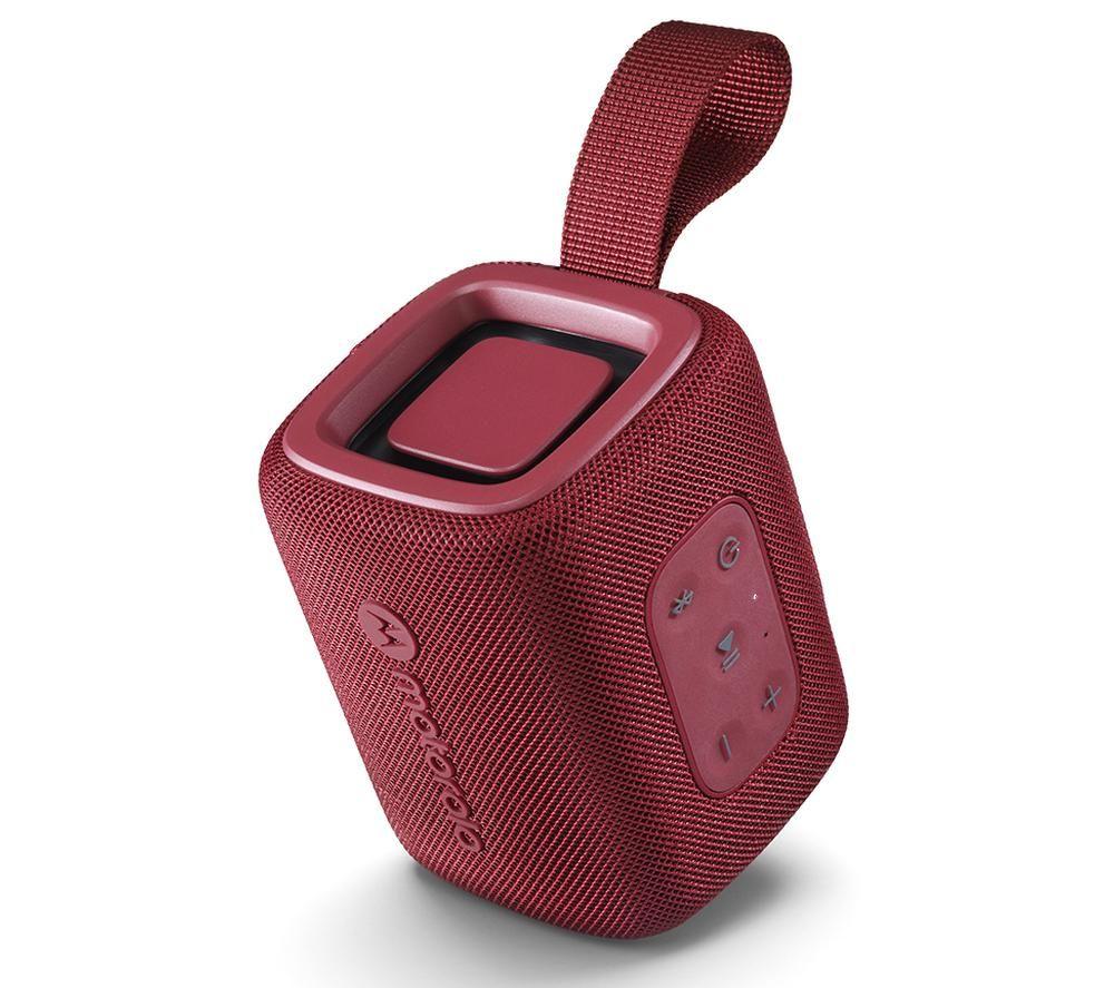 MOTOROLA ROKR 300 Portable Bluetooth Speaker - Red image number 4 of 5