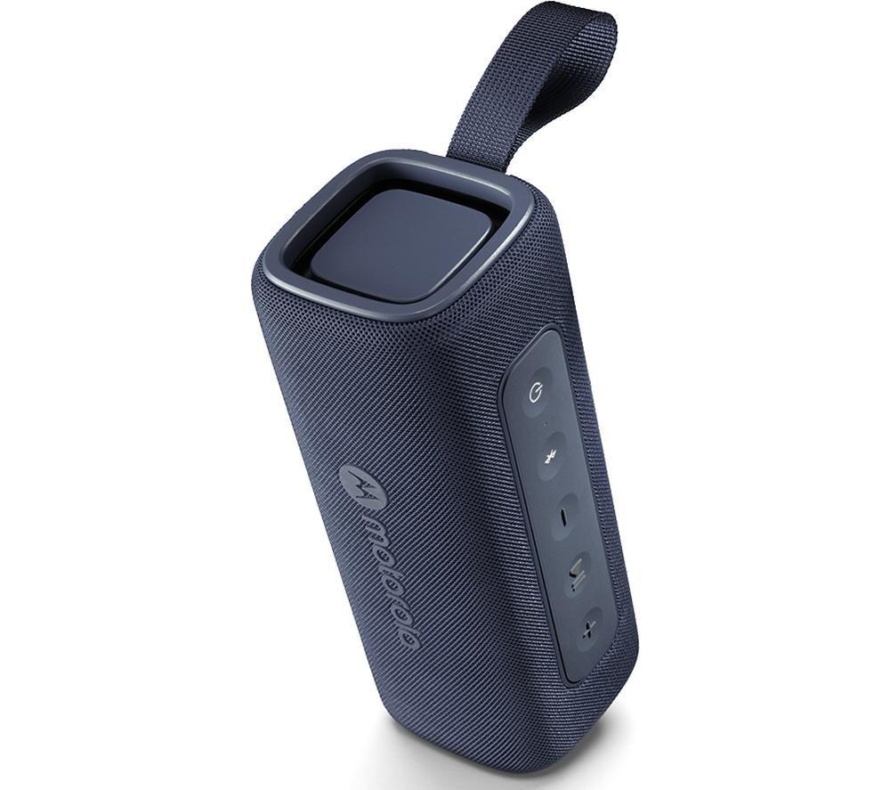 MOTOROLA ROKR 600 Portable Bluetooth Speaker - Blue image number 3 of 4