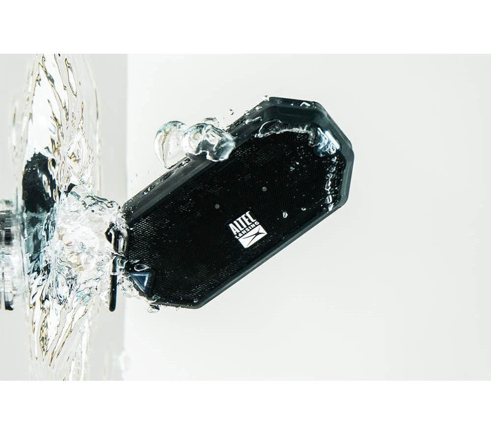 ALTEC LANSING IMW1000 HydraMini Portable Bluetooth Speaker - Black image number 6 of 8