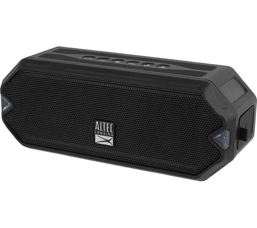 ALTEC LANSING IMW1200 HydraJolt Portable Bluetooth Speaker - Black image number 2 of 6