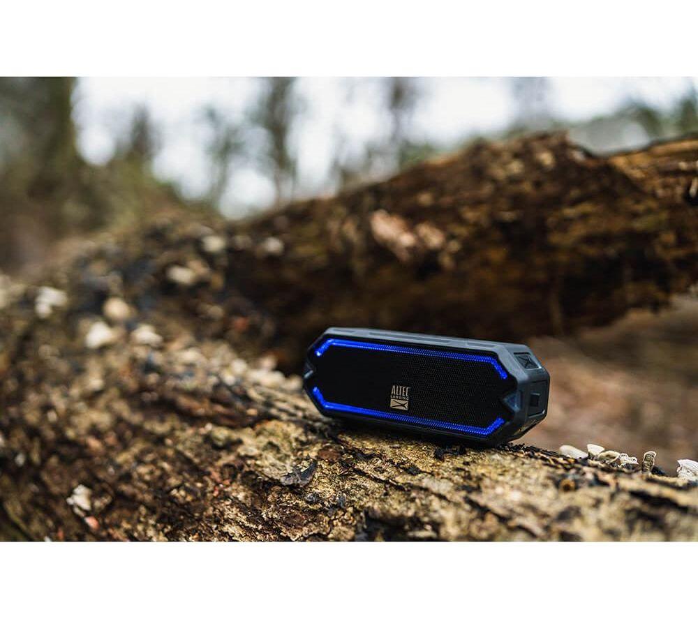 ALTEC LANSING IMW1200 HydraJolt Portable Bluetooth Speaker - Black image number 5 of 6