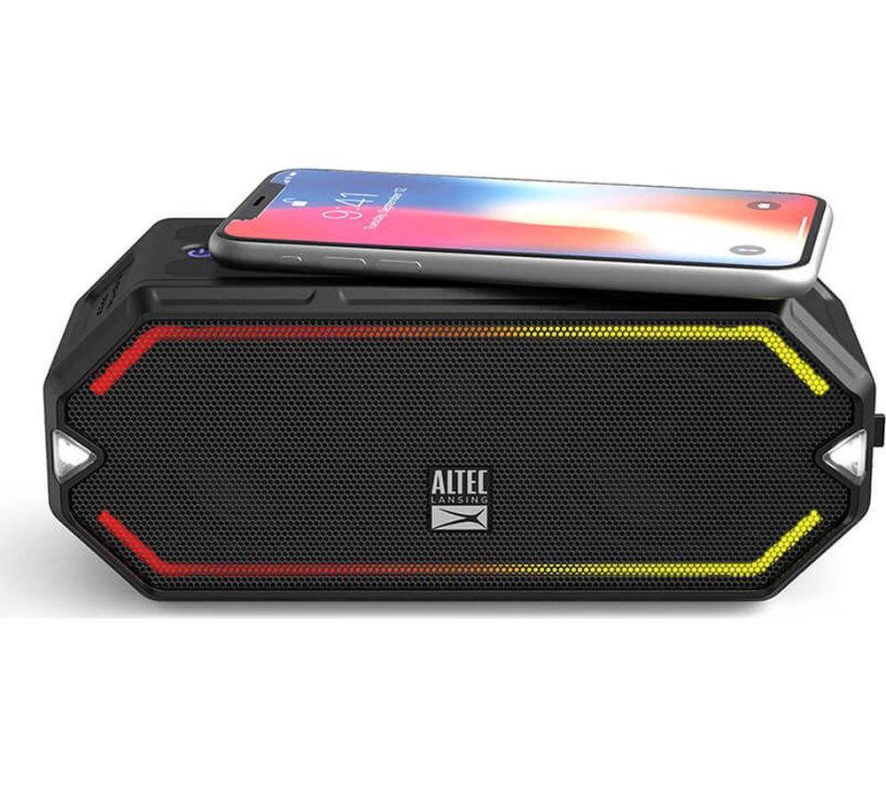 ALTEC LANSING IMW1300 HydraBlast Portable Bluetooth Speaker - Black image number 3 of 7