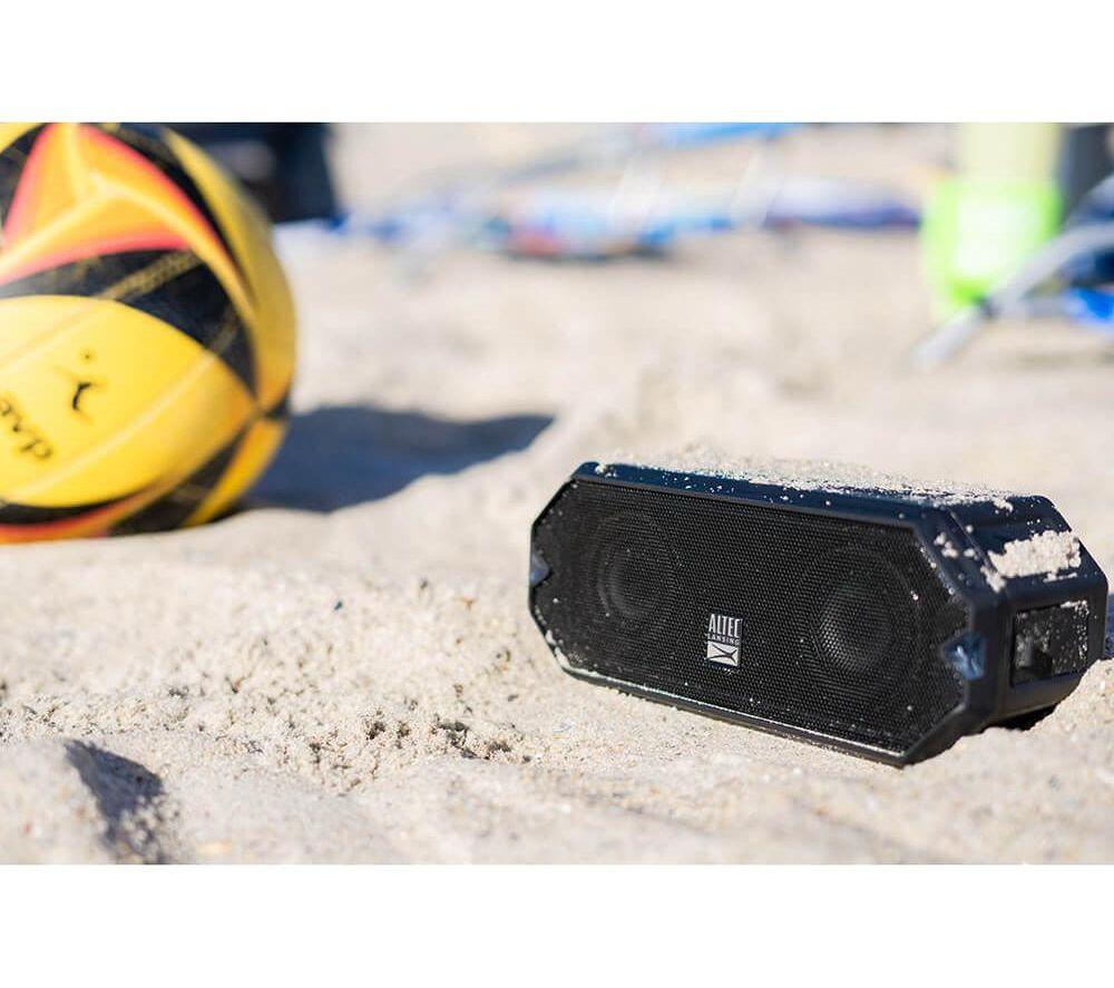 ALTEC LANSING IMW1300 HydraBlast Portable Bluetooth Speaker - Black image number 5 of 7