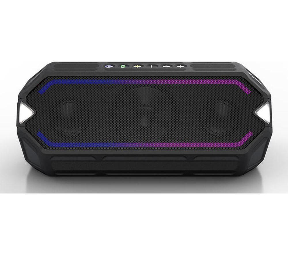 ALTEC LANSING IMW1400 HydraBoom Portable Bluetooth Speaker - Black image number 5 of 8