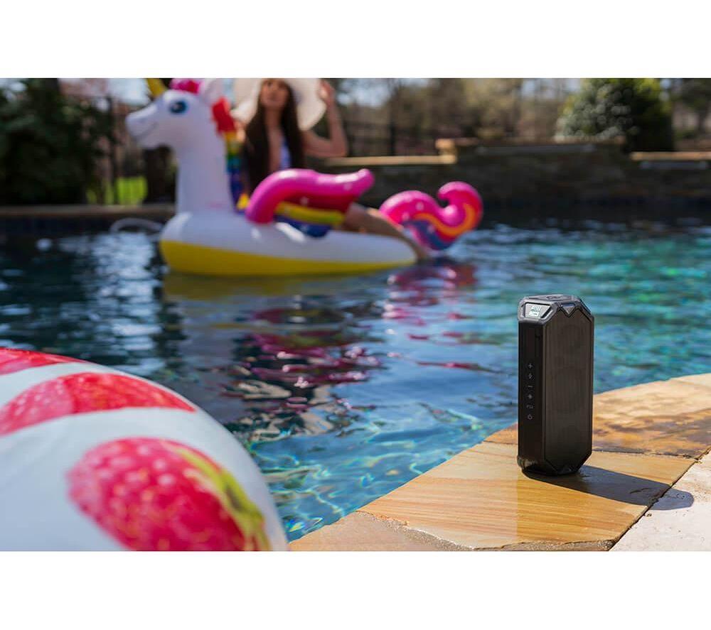 ALTEC LANSING IMW1400 HydraBoom Portable Bluetooth Speaker - Black image number 7 of 8