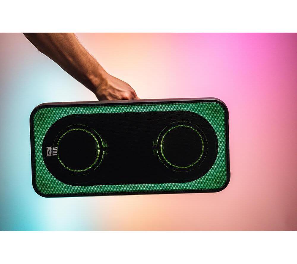 ALTEC LANSING IMT7100 Shockwave 200 Portable Bluetooth Speaker - Black image number 7 of 8