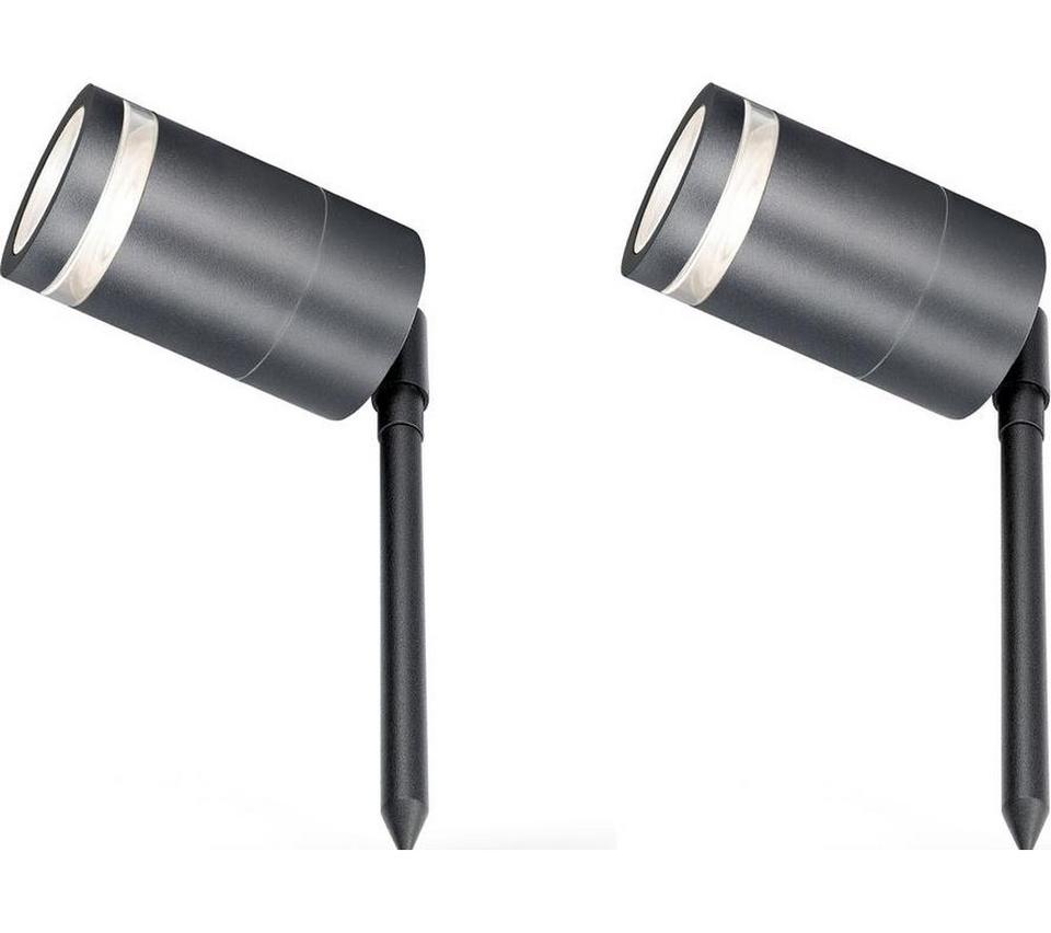 4LITE Marinus Range 4L2/2004 Smart LED Outdoor Light - Grey, Twin Pack