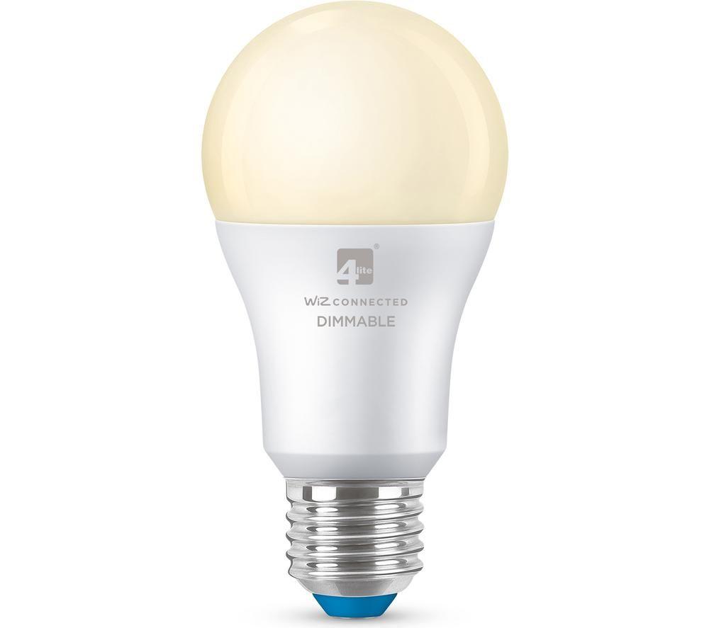 4LITE WiZ Connected Twin Smart LED Bulbs with PIR Sensor - E27, A60, Warm White image number 2 of 4