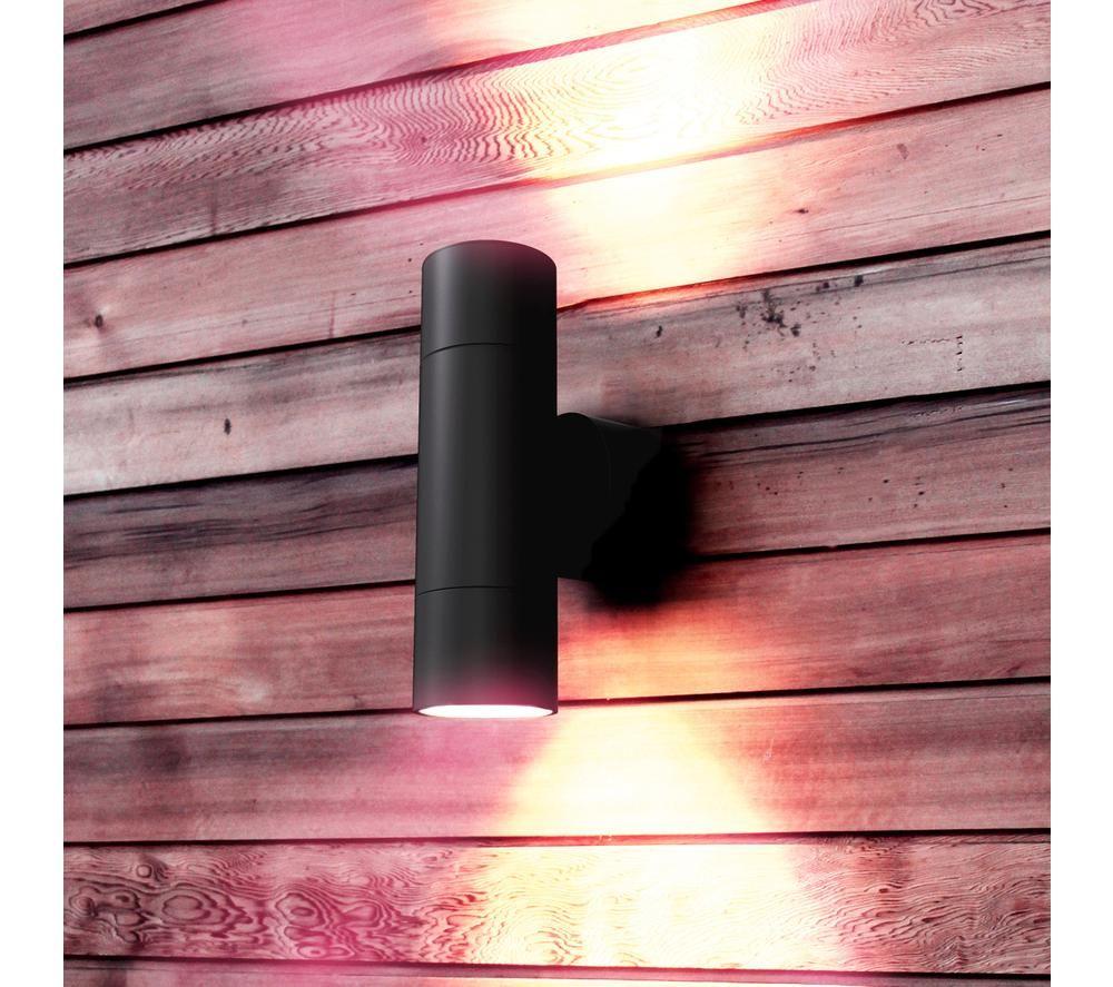 4LITE Smart LED Outdoor Twin Wall Lights with PIR Sensor - Graphite image number 5 of 5