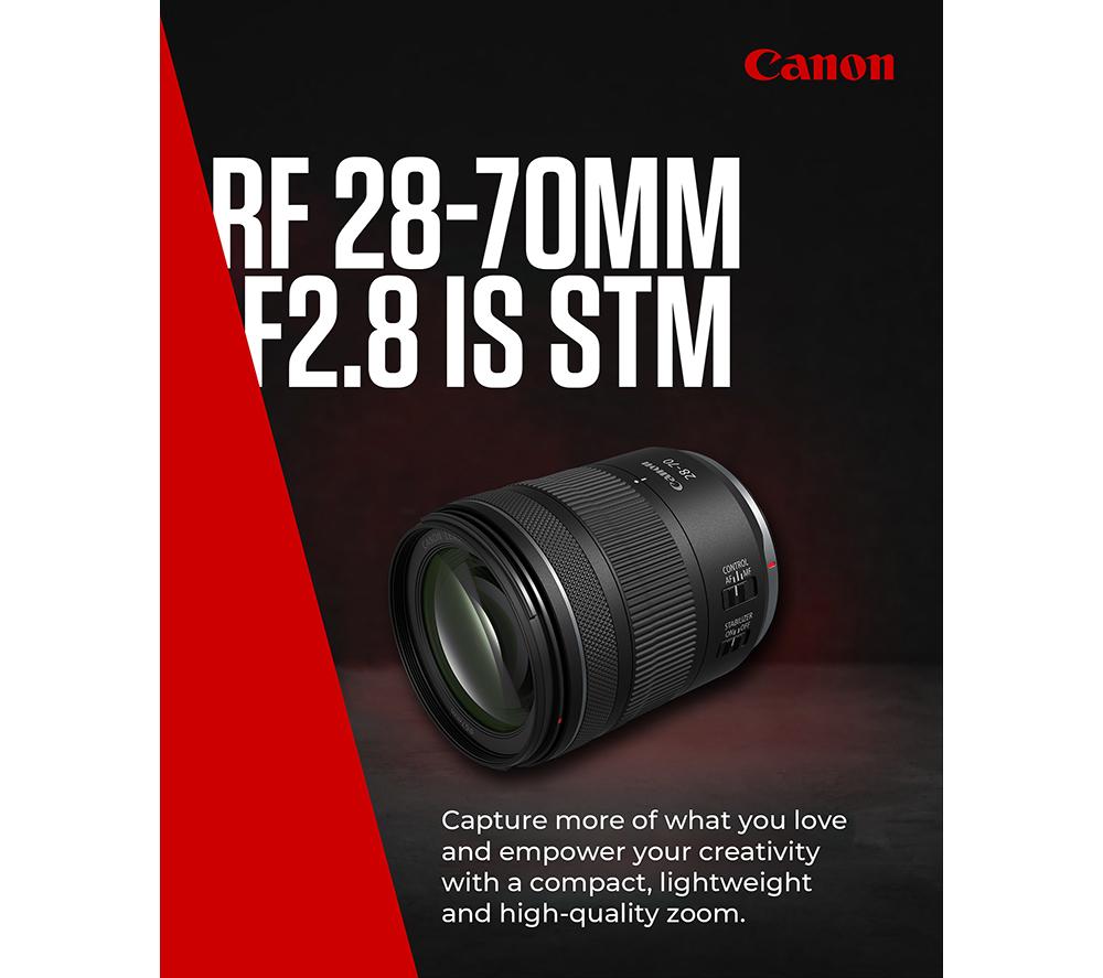 Buy CANON RF 28-70 mm IS STM Wide-angle Zoom Lens Currys