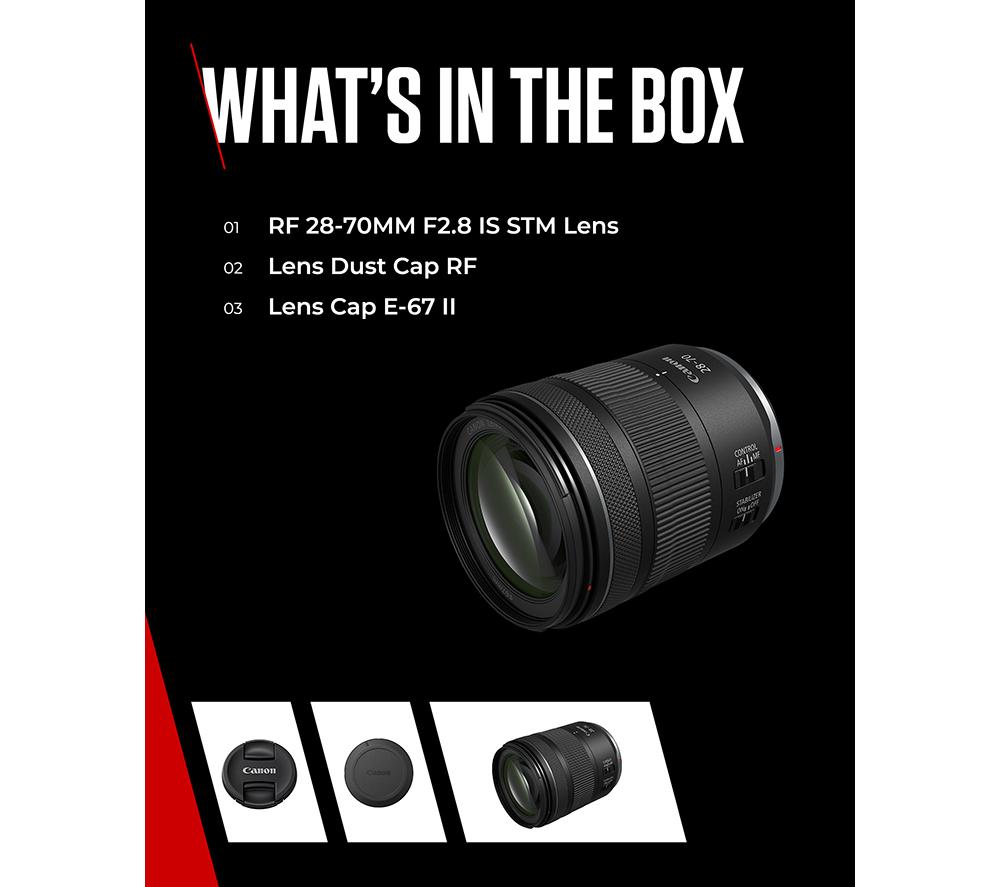 Buy CANON RF 28-70 mm IS STM Wide-angle Zoom Lens Currys