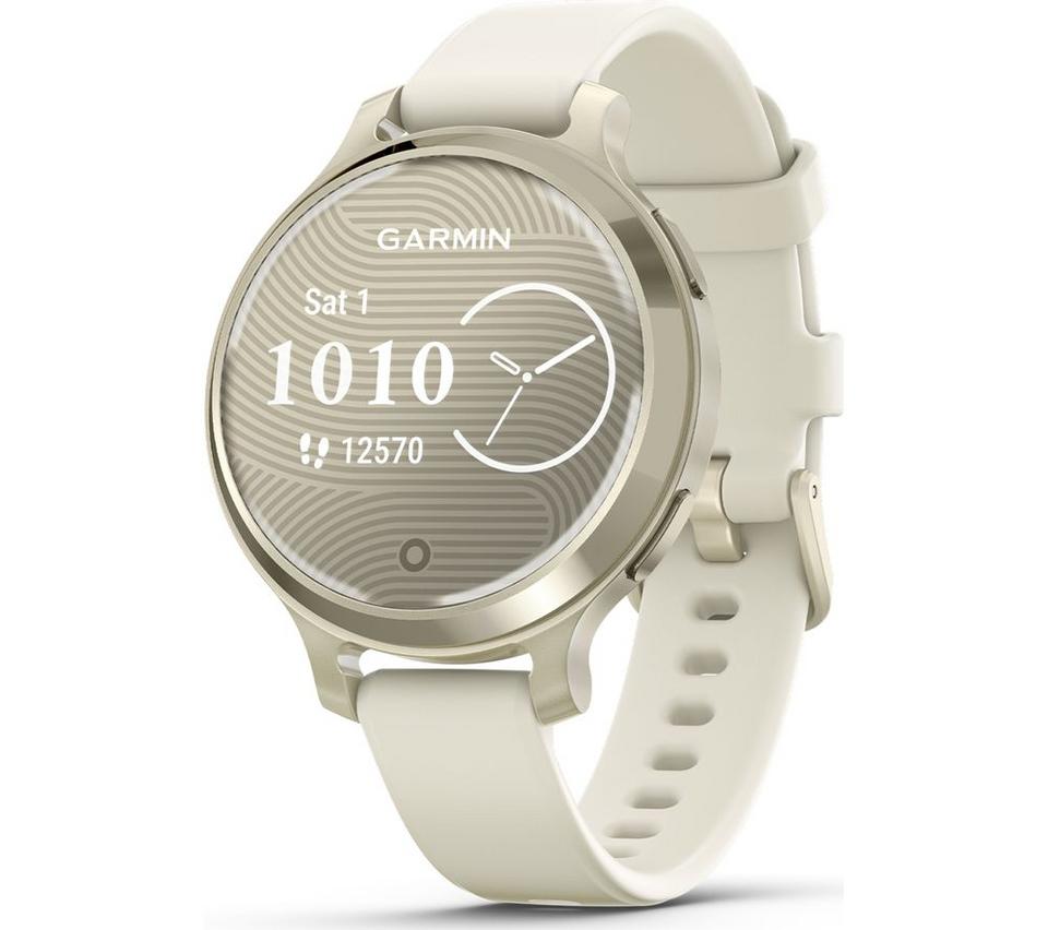 GARMIN Lily 2 Active Smart Watch - Lunar Gold & Bone