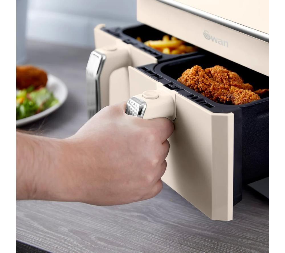 SWAN Retro SD10519C Air Fryer - Cream image number 6 of 9