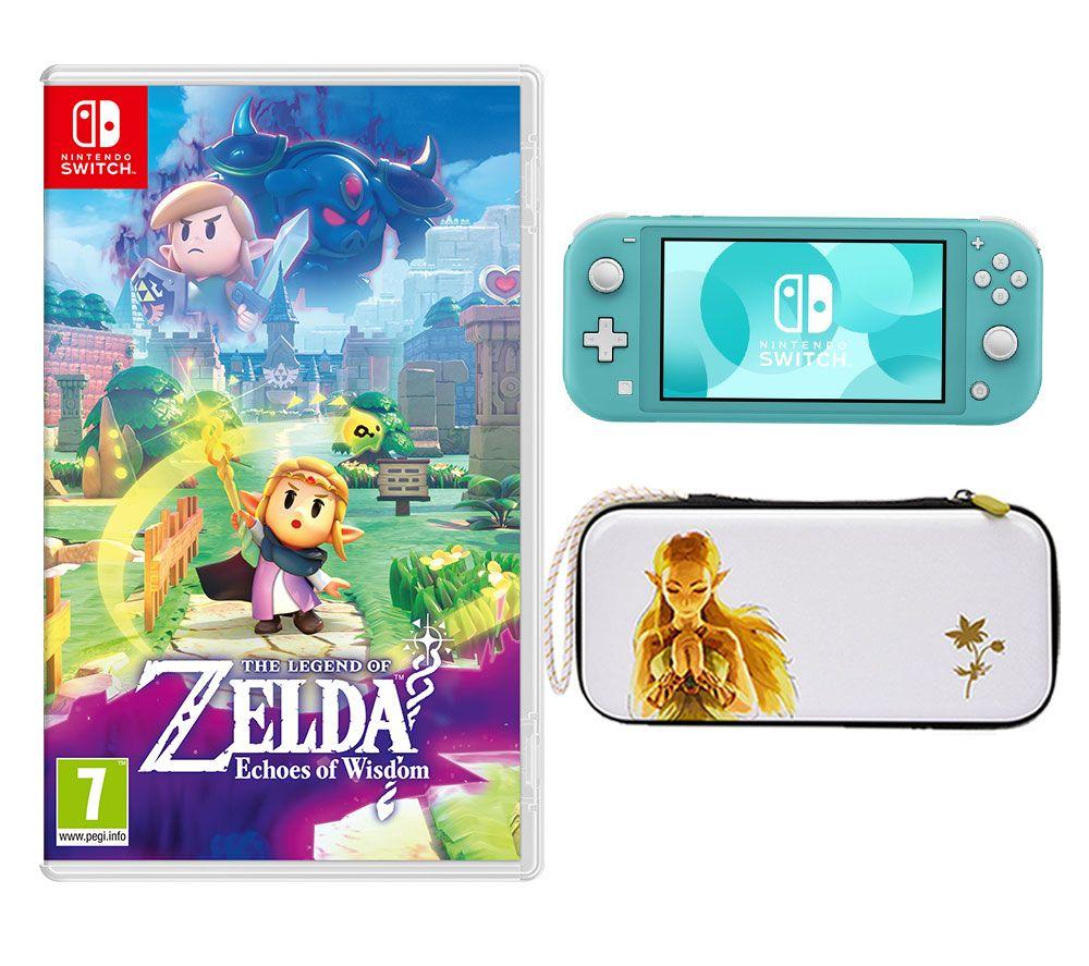 Buy NINTENDO Switch Lite Turquoise, Princess Zelda Case & The Legend of  Zelda: Echoes of Wisdom Bundle | Currys