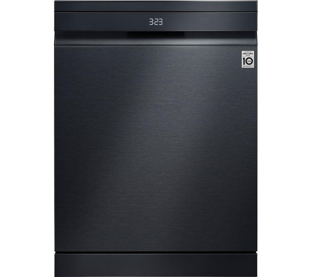 LG TrueSteam DF587HMS Full-Size WiFi-enabled Dishwasher – Black, Black