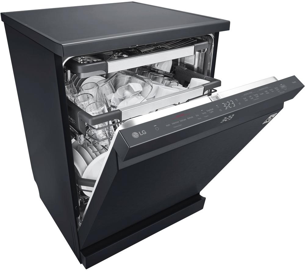 LG Series 7 TrueSteam QuadWash DF587HMS Full-Size WiFi-enabled Dishwasher - Black image number 11 of 16