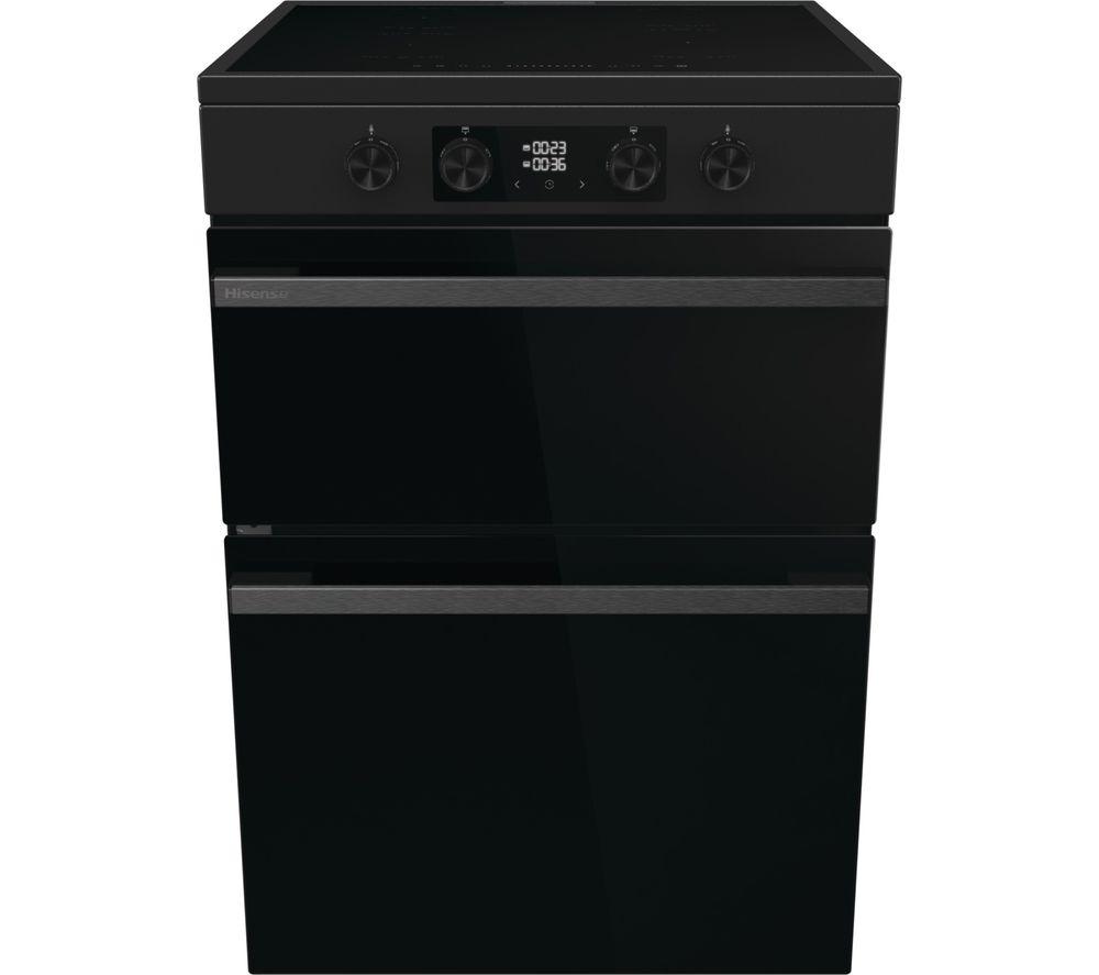 HISENSE Hi6 Max 80/50L HDCEIT6C20B 60cm Electric Ceramic Cooker – Black, Black