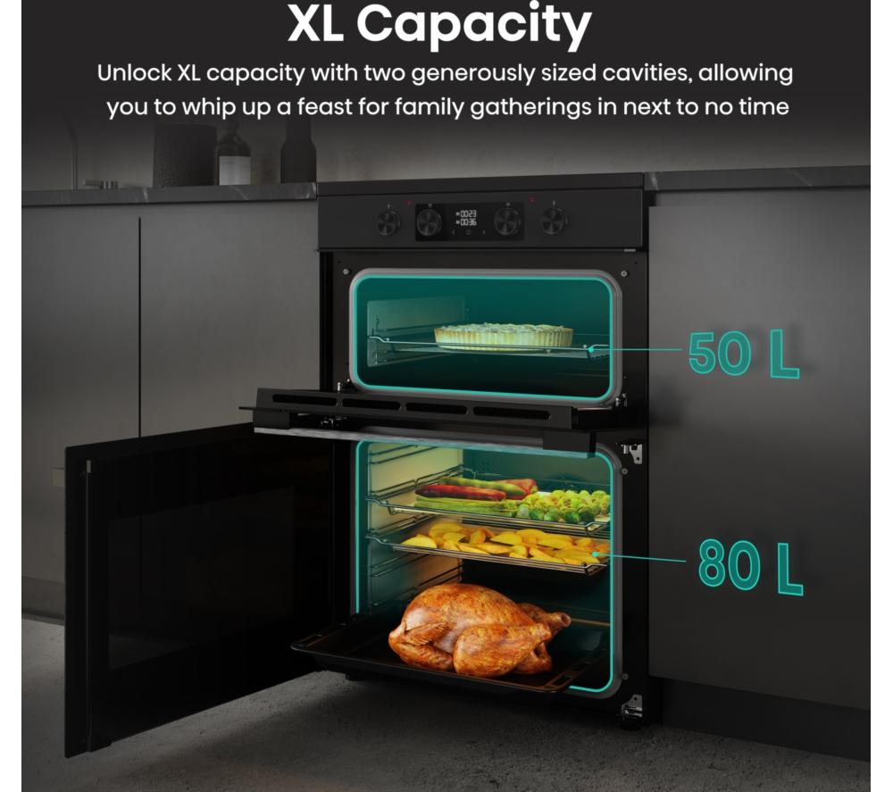 HISENSE Hi6 Max 80/50L HDCEIT6C20B 60cm Electric Induction Cooker - Black image number 3 of 15