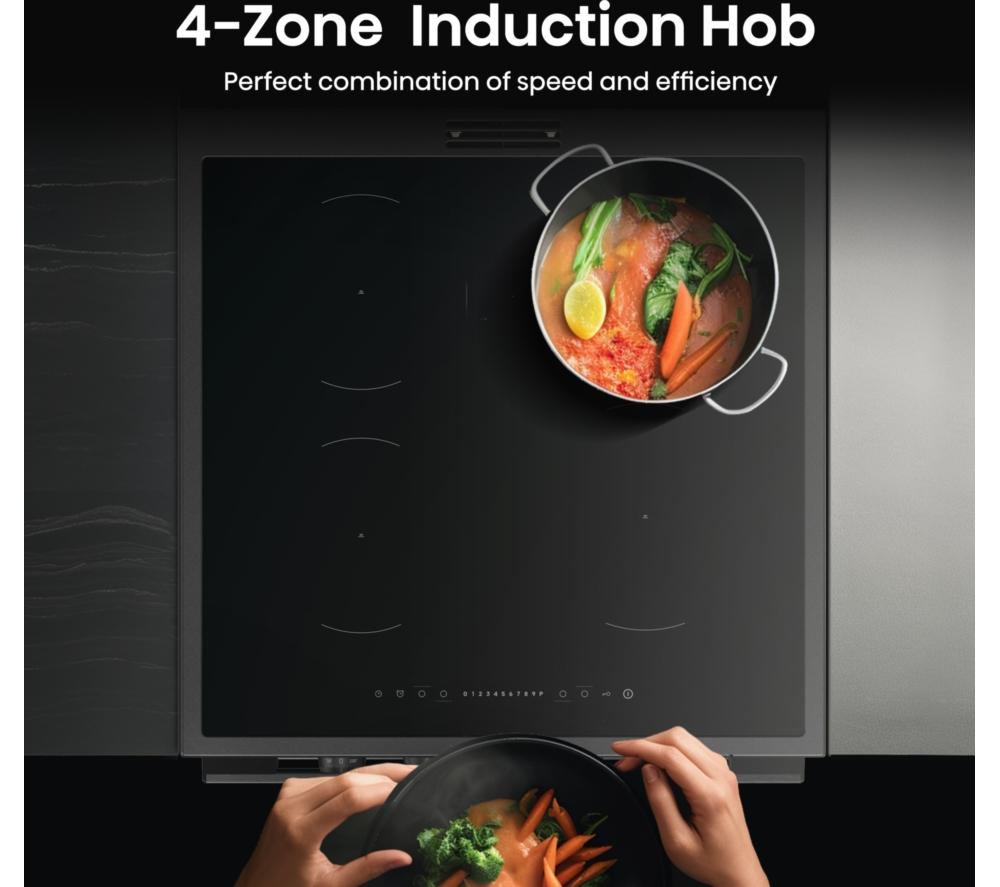 HISENSE Hi6 Max 80/50L HDCEIT6C20B 60cm Electric Induction Cooker - Black image number 8 of 15