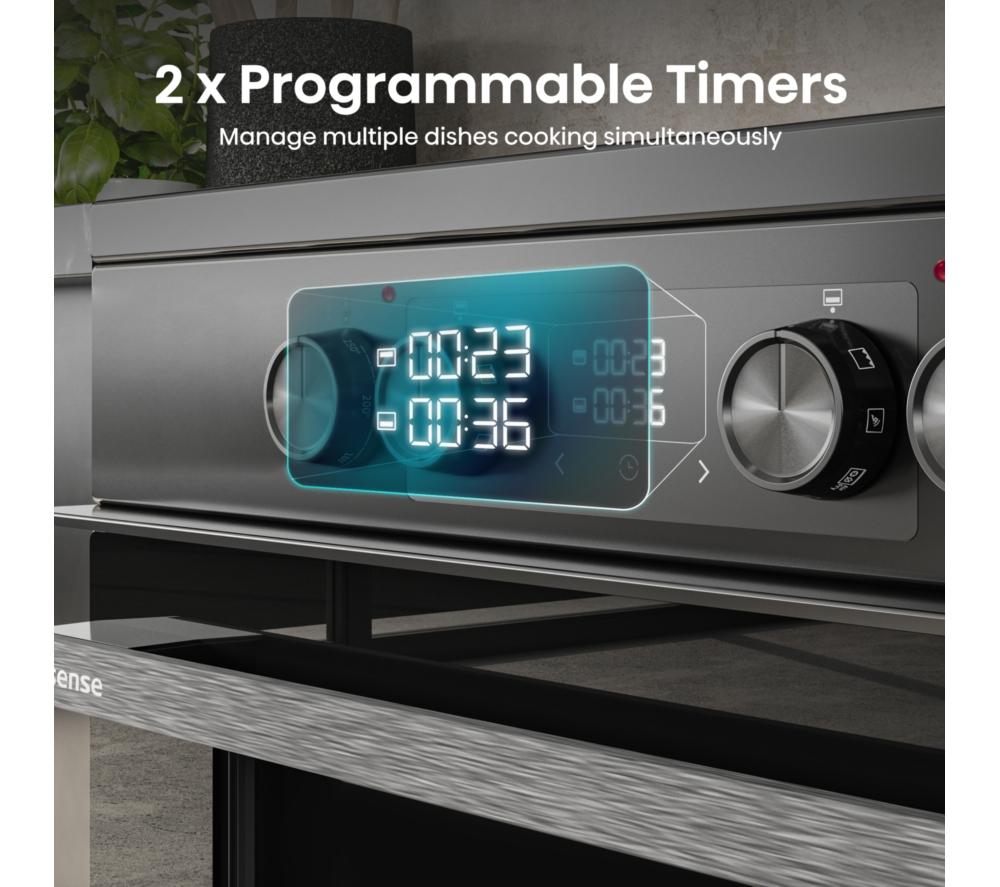 HISENSE Hi6 Max 80/50L HDCEIT6C20B 60cm Electric Induction Cooker - Black image number 9 of 15