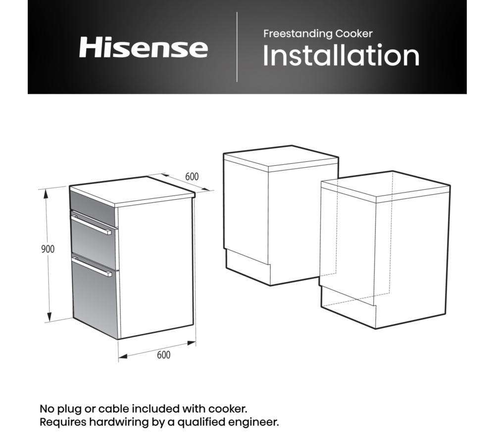 HISENSE Hi6 Max 80/50L HDCEIT6C20B 60cm Electric Induction Cooker - Black image number 14 of 15