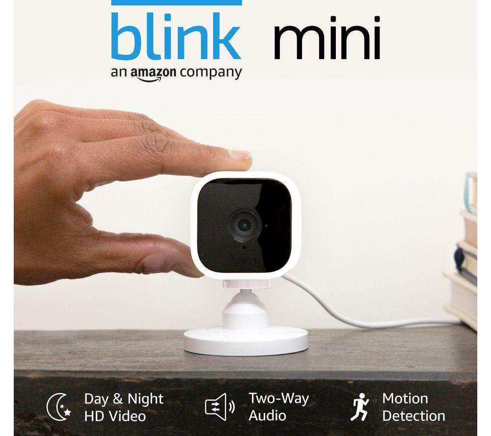 BLINK Echo Show 5 (3rd Gen) Smart Display with Alexa (Charcoal) & Mini Full HD 1080p WiFi Plug-In Security Camera Bundle image number 10 of 13