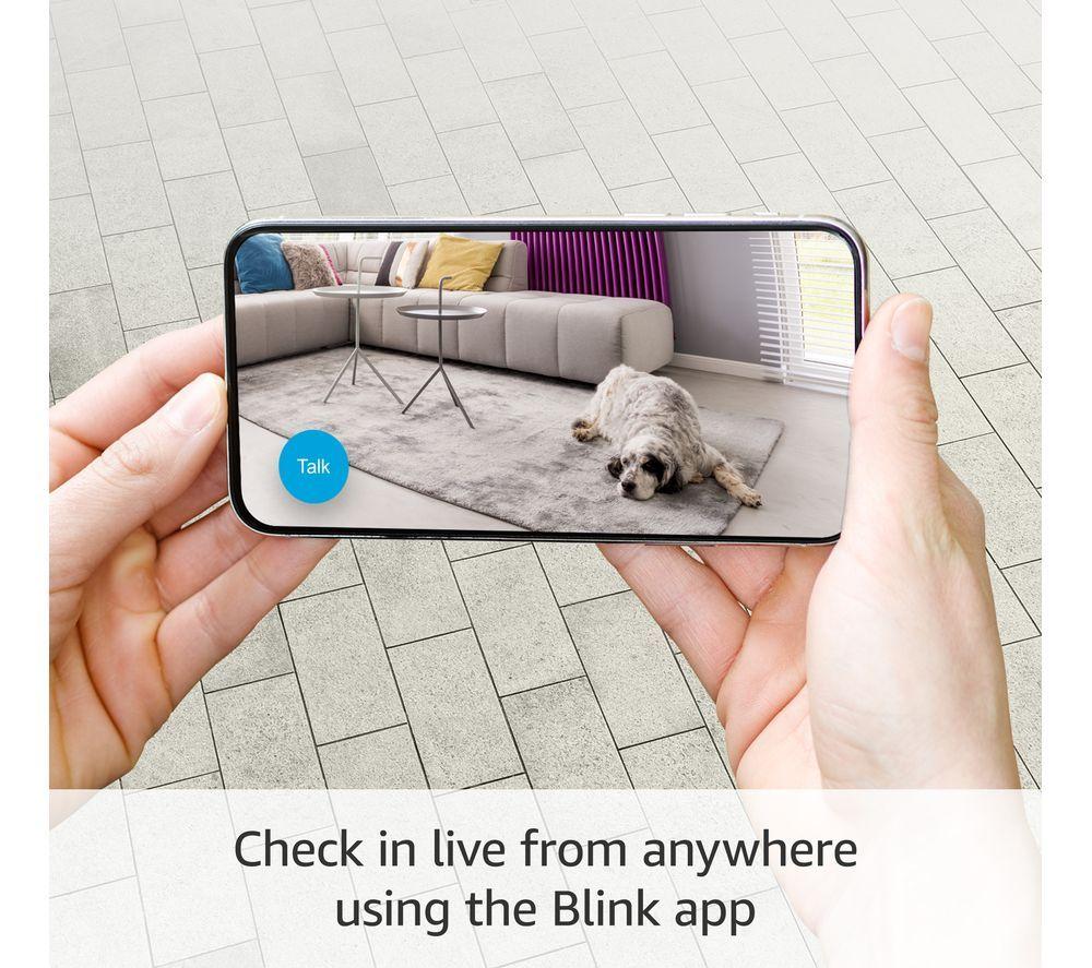 BLINK Echo Show 5 (3rd Gen) Smart Display with Alexa (Charcoal) & Mini Full HD 1080p WiFi Plug-In Security Camera Bundle image number 12 of 13