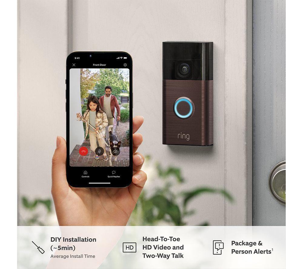 Buy AMAZON Battery Video Doorbell (Venetian Bronze) & Echo Show 5
