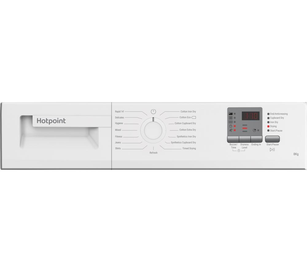 HOTPOINT C HD C82 WWGD UK 8 kg Condenser Tumble Dryer - White image number 6 of 8