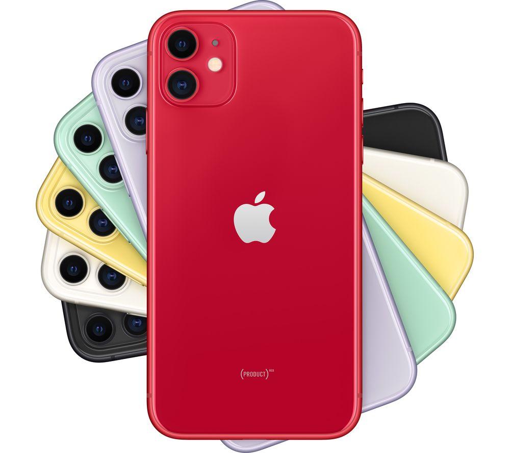 APPLE Refurbished iPhone 11 - 64 GB, Red (Good Condition) image number 3 of 4