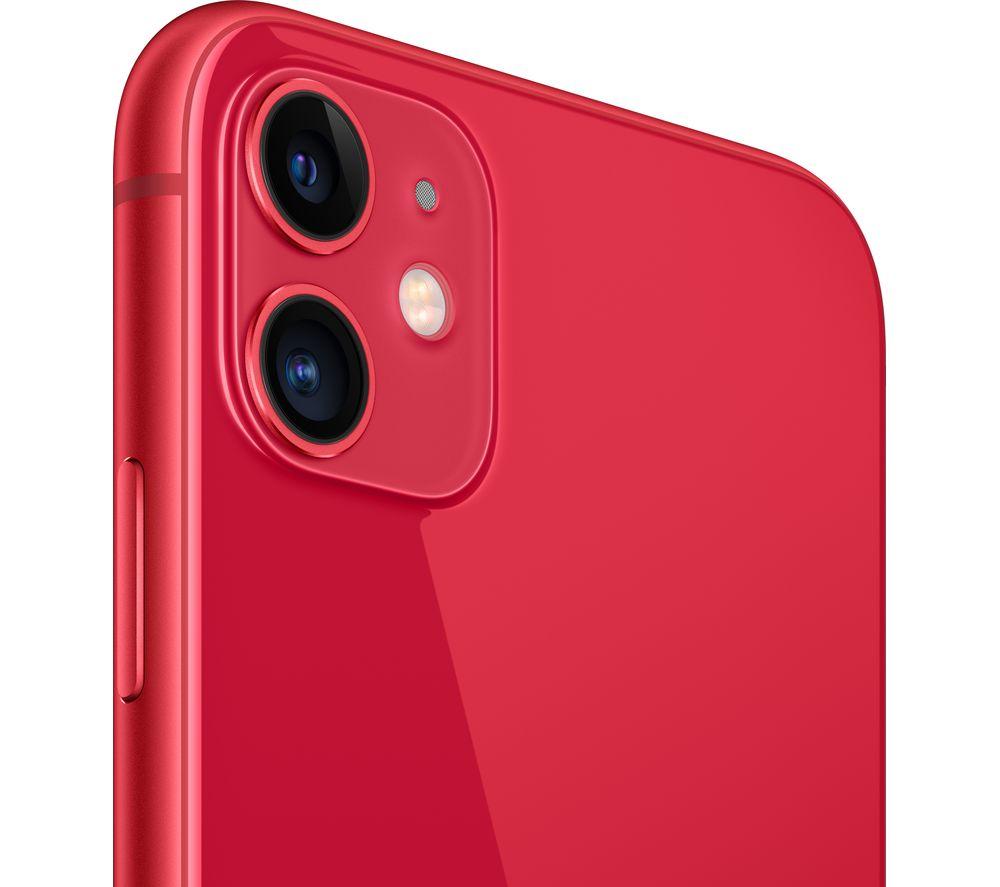 APPLE Refurbished iPhone 11 - 64 GB, Red (Good Condition) image number 4 of 4