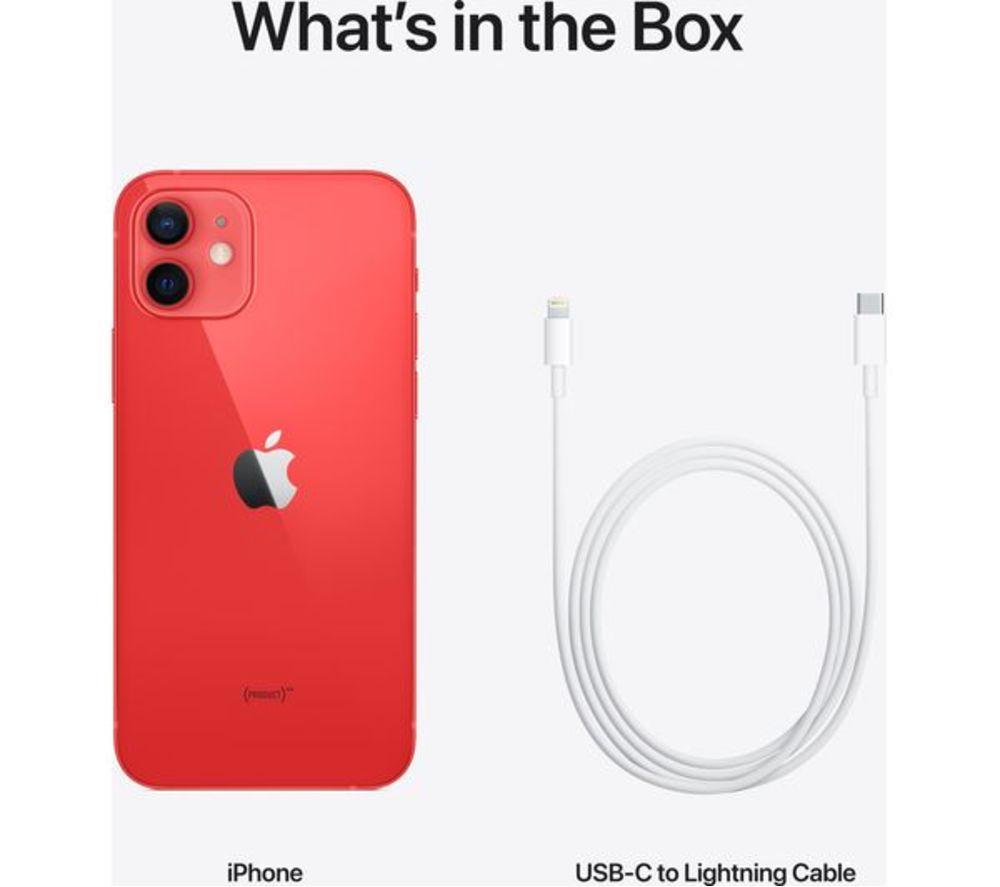 APPLE Refurbished iPhone 12 - 64 GB, (PRODUCT) Red (Good Condition) image number 5 of 9