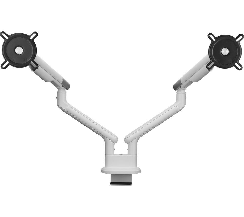 ONE FOR ALL DM7220 Dual Arm Full Motion 13-35" Monitor Desk Mount - White image number 2 of 8