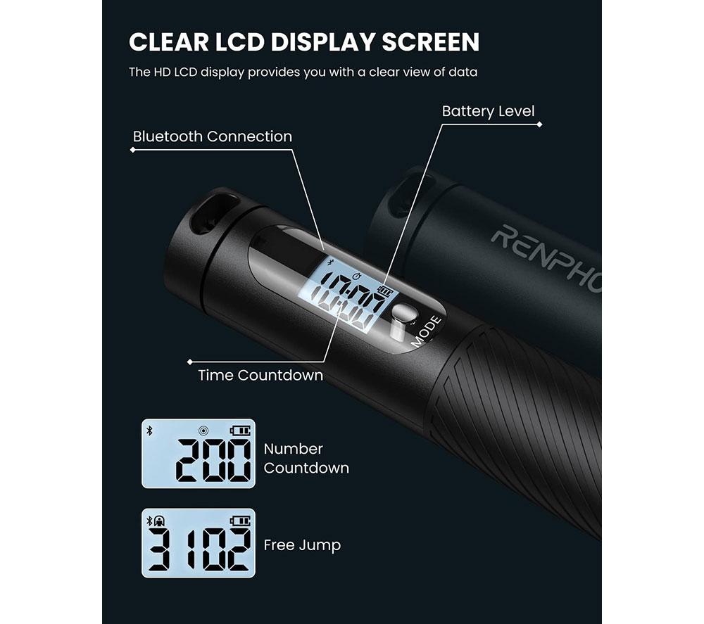 RENPHO Smart Bluetooth Jump Rope image number 16 of 26