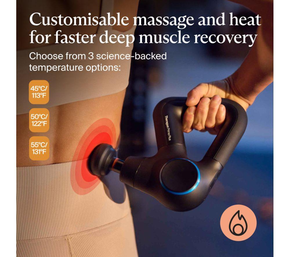 THERABODY Theragun Prime Plus Handheld Massage Gun - Black image number 3 of 15